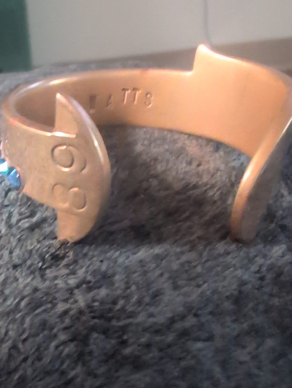 Authentic Watts Of Maine Brass Perfect Catch Cuff Bracelet